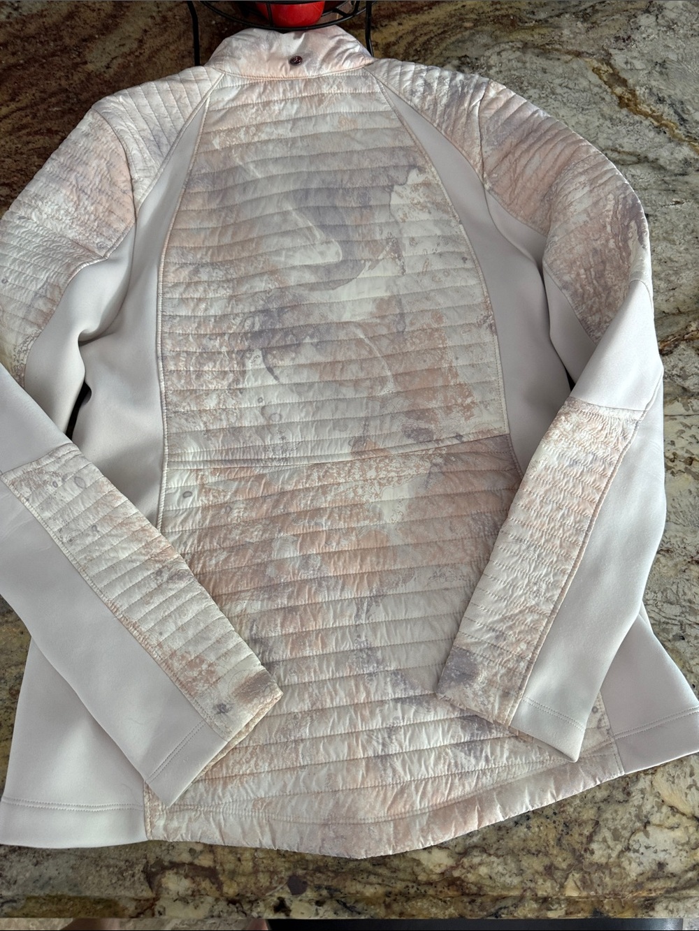 CALIA by Carrie Underwood Light Blush Quilted Hybrid Jacket - Picture 3 of 3